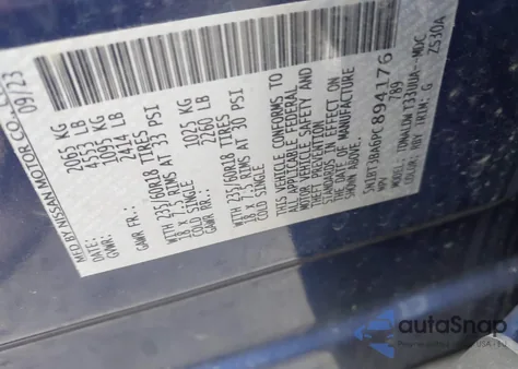 2023 Nissan Rogue Sv Fwd z USA, uszkodzony, nr VIN 5N1BT3BA6PC894176